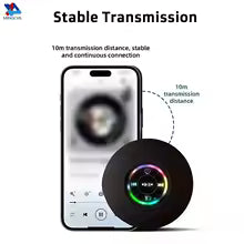 Mini Portable Bluetooth Audio IPX4 Waterproof Led Lights